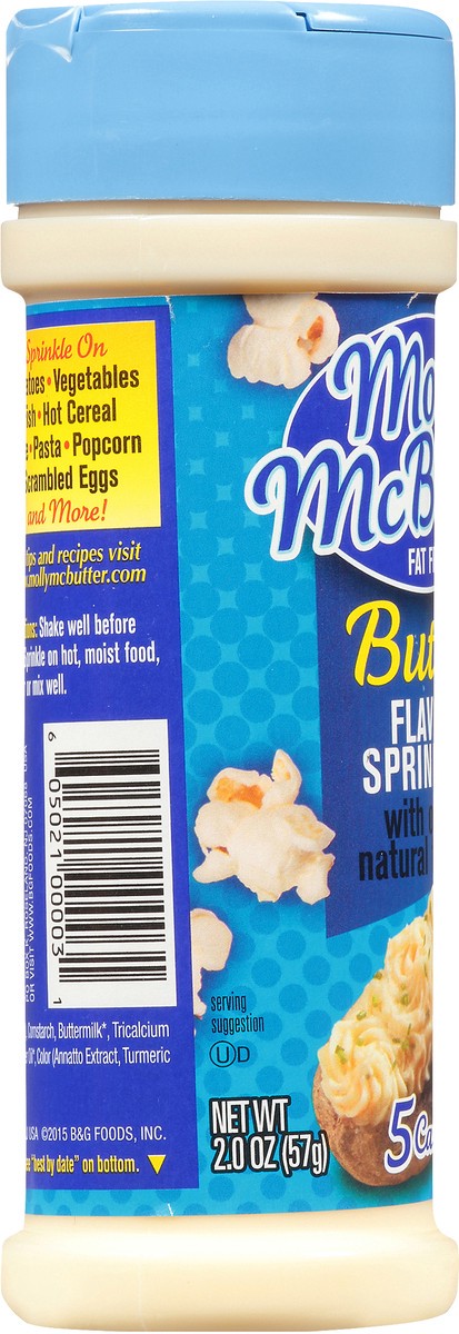 slide 6 of 12, Molly McButter Butter Flavor Sprinkles 2 oz. Shaker, 2 oz