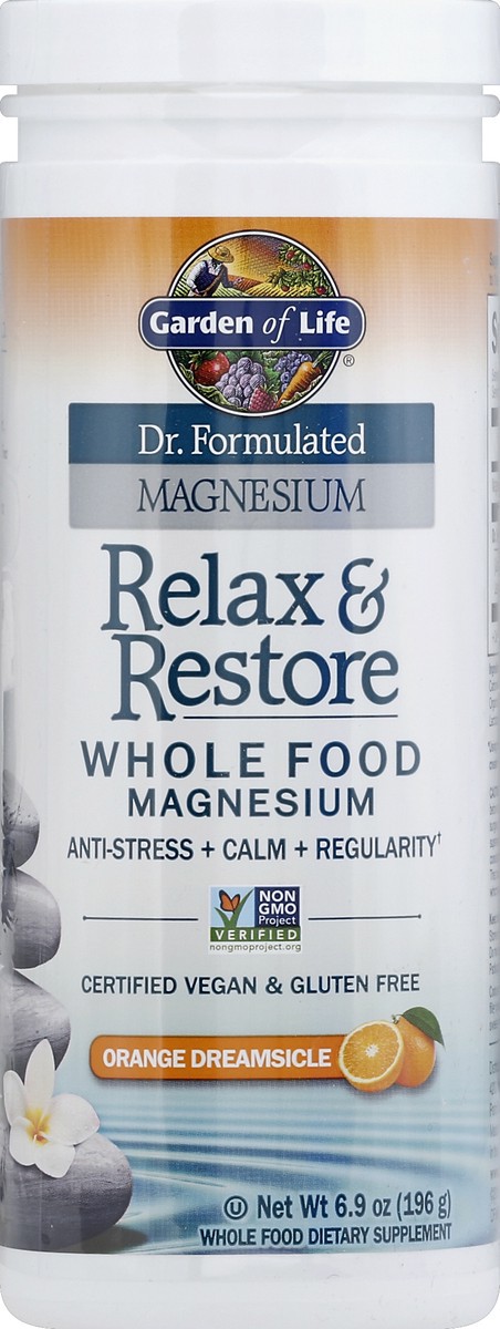 slide 1 of 3, Garden of Life Magnesium 6.9 oz, 6.9 oz