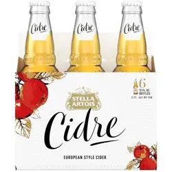 Stella Artois Cidre, European Style Hard Cider, 6 Pack - 12 FL OZ Bottles