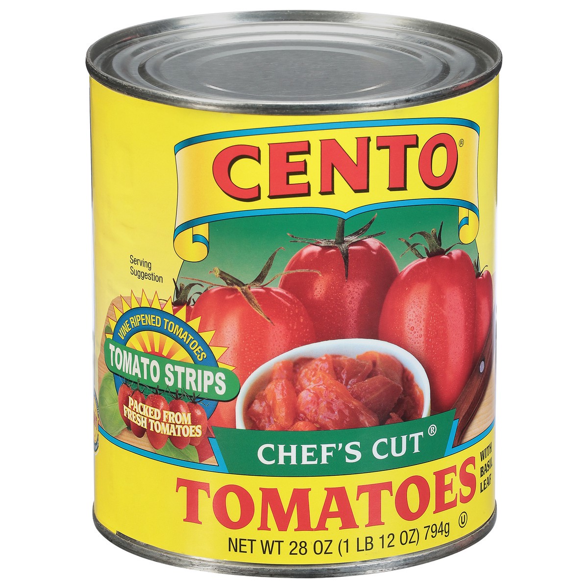 slide 8 of 9, Cento Tomatoes Chefs Cut, 28 oz