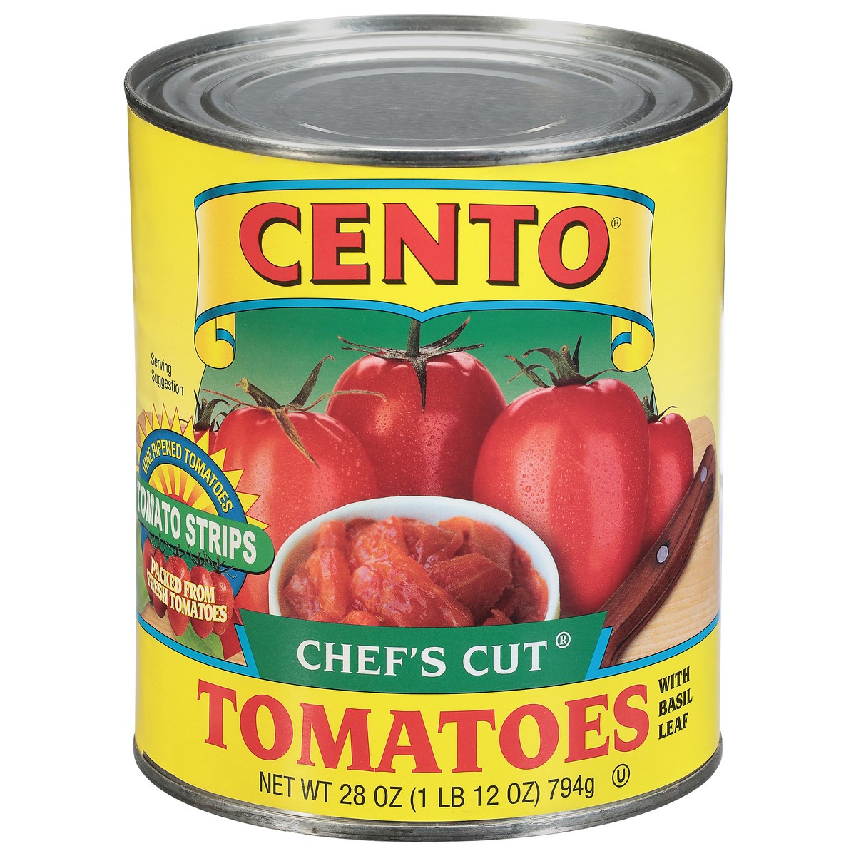 slide 1 of 9, Cento Tomatoes Chefs Cut, 28 oz