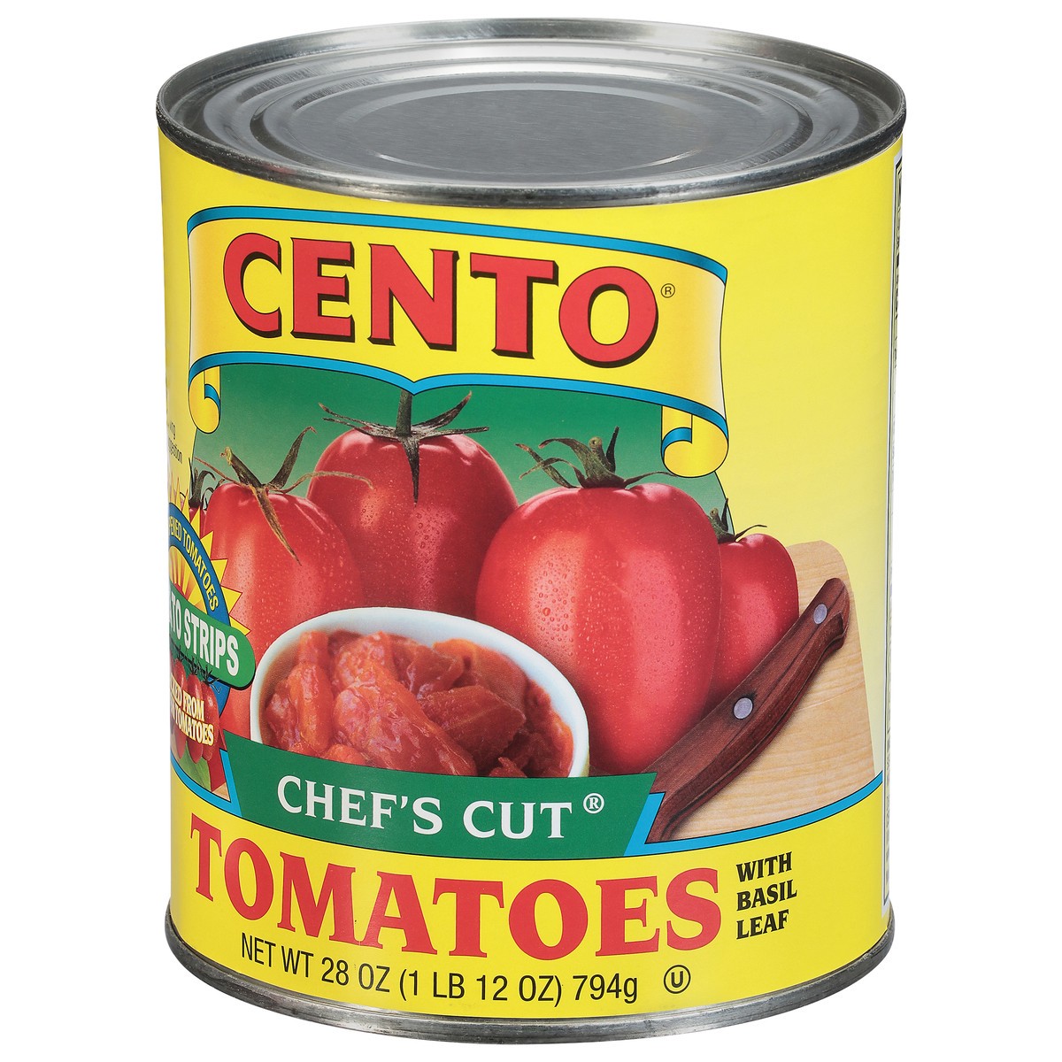 slide 3 of 9, Cento Tomatoes Chefs Cut, 28 oz