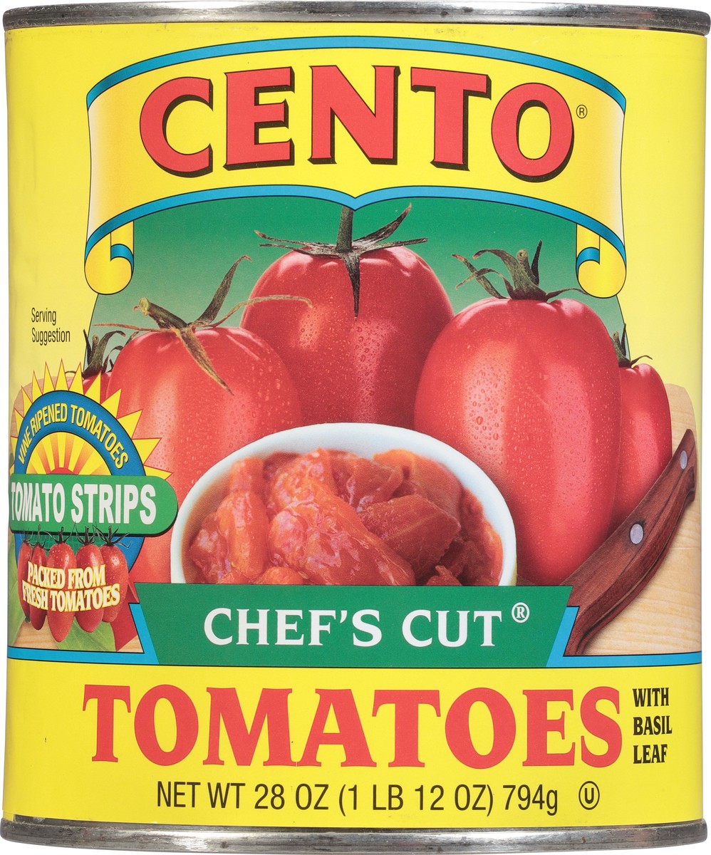 slide 4 of 9, Cento Tomatoes Chefs Cut, 28 oz