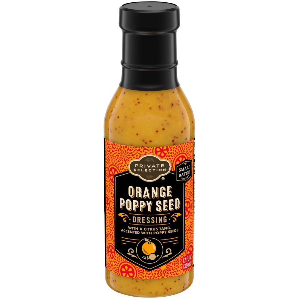 slide 1 of 1, Private Selection Orange Poppy Seed Dressing, 12 fl oz