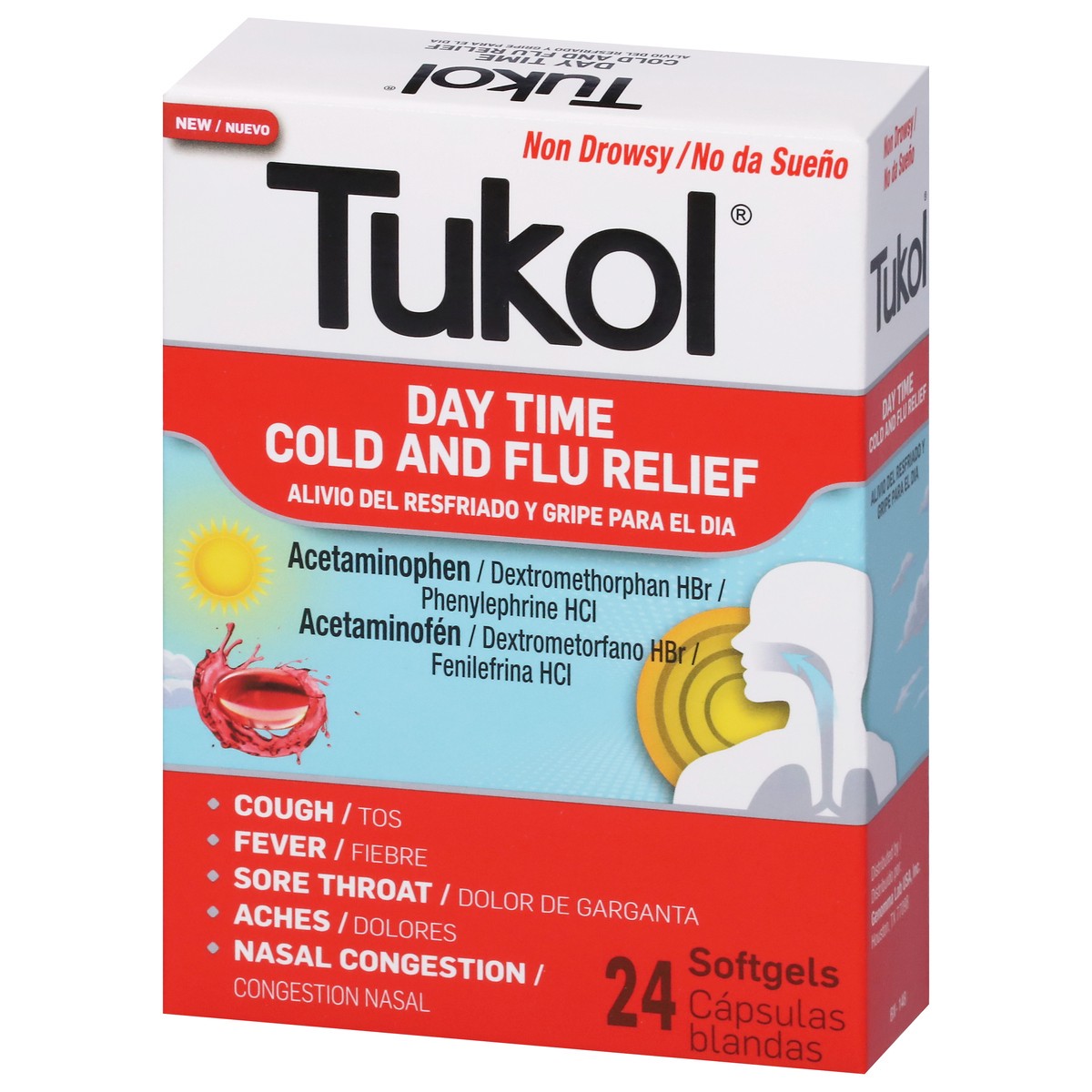 slide 3 of 9, Tukol Soft Gels Day 24 Count, 24 ct