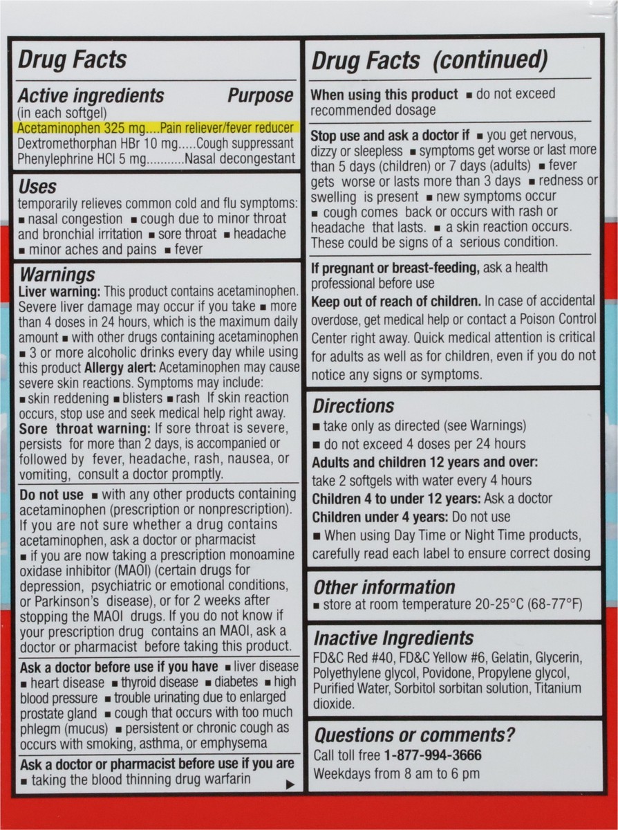 slide 2 of 9, Tukol Soft Gels Day 24 Count, 24 ct