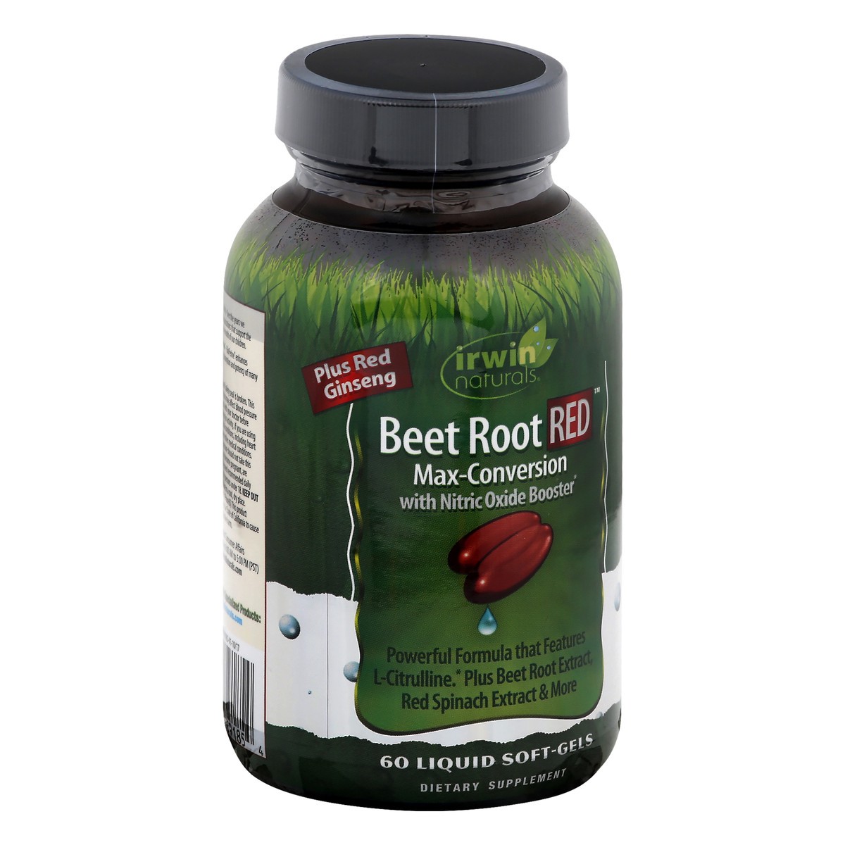 slide 6 of 9, Irwin Naturals Red Liquid Soft-Gels Beet Root 60 ea, 60 ct