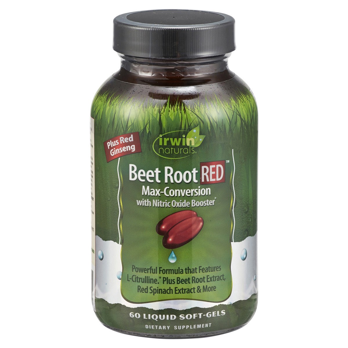 slide 1 of 9, Irwin Naturals Red Liquid Soft-Gels Beet Root 60 ea, 60 ct