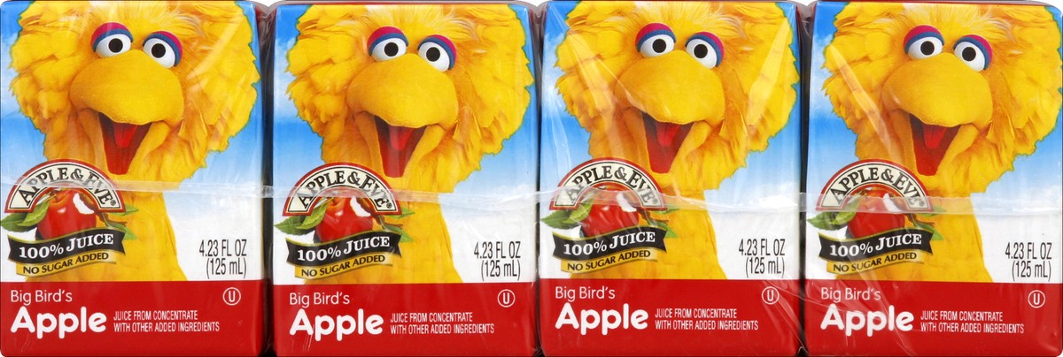 slide 2 of 6, Apple & Eve 100% Juice, Big Bird's Apple - 8 ct, 8 ct