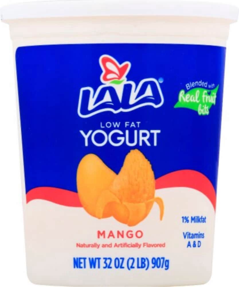 slide 1 of 1, LALA Low Fat Mango Yogurt 32 oz, 32 oz