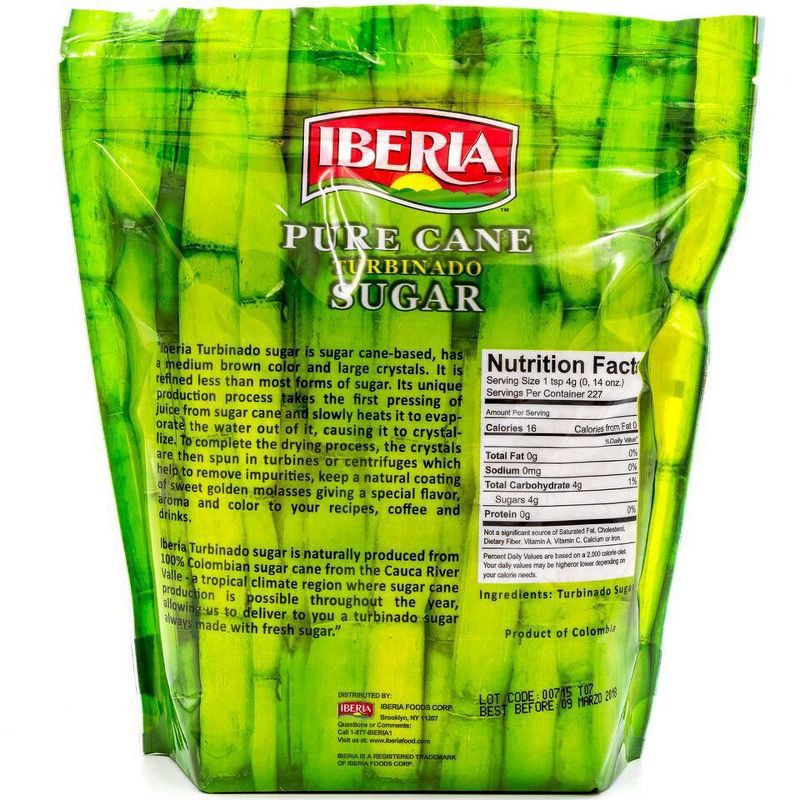 slide 2 of 2, Iberia Del Tropico 100% Pure Cane Sugar - 2lbs, 2 lb
