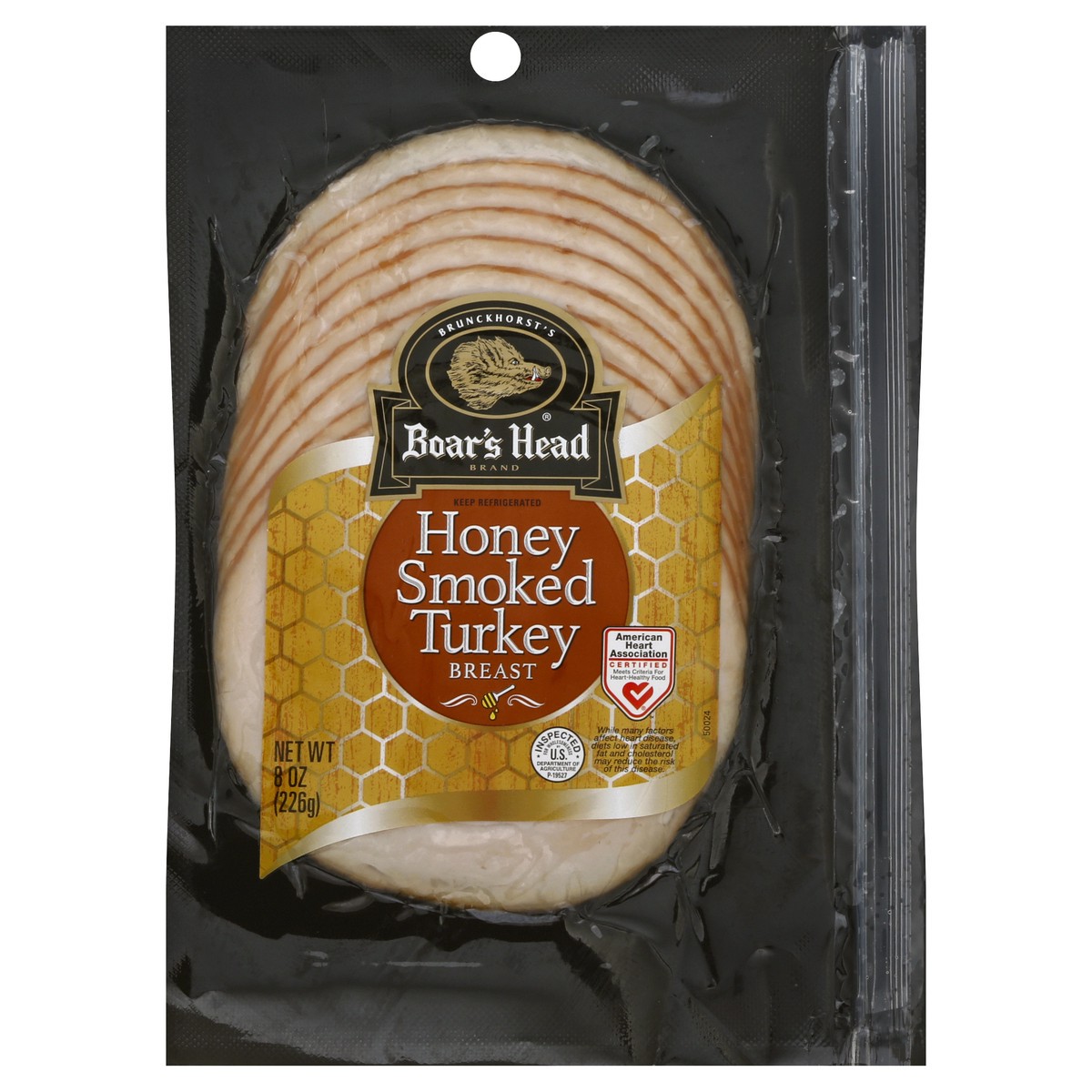 slide 2 of 12, Boar's Head Honey Smoked Turkey Breast, 8 oz