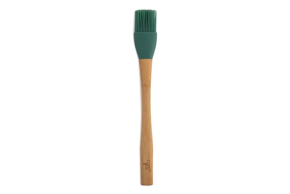 slide 2 of 6, Core Home Bamboo And Silicone Basting Brush - Assorted, 1 ct