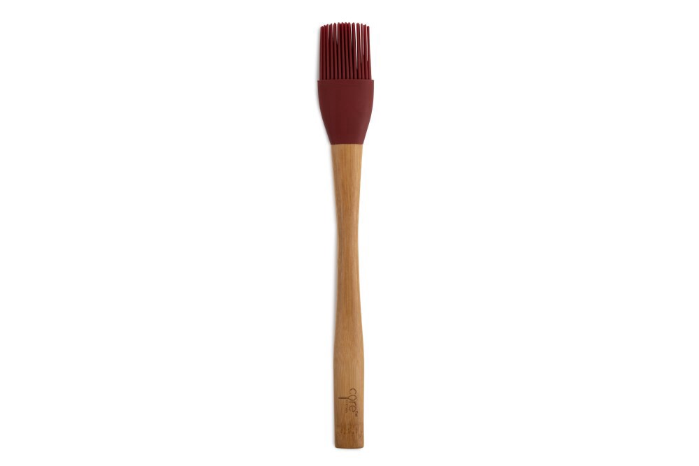 slide 5 of 6, Core Home Bamboo And Silicone Basting Brush - Assorted, 1 ct