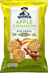 Quaker Rice Crisps, Apple Cinnamon