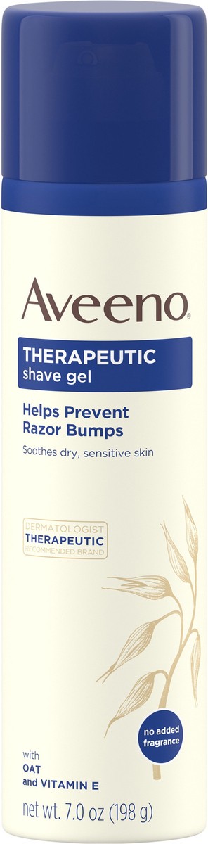 slide 2 of 10, Aveeno Therapeutic Shave Gel, 7 oz
