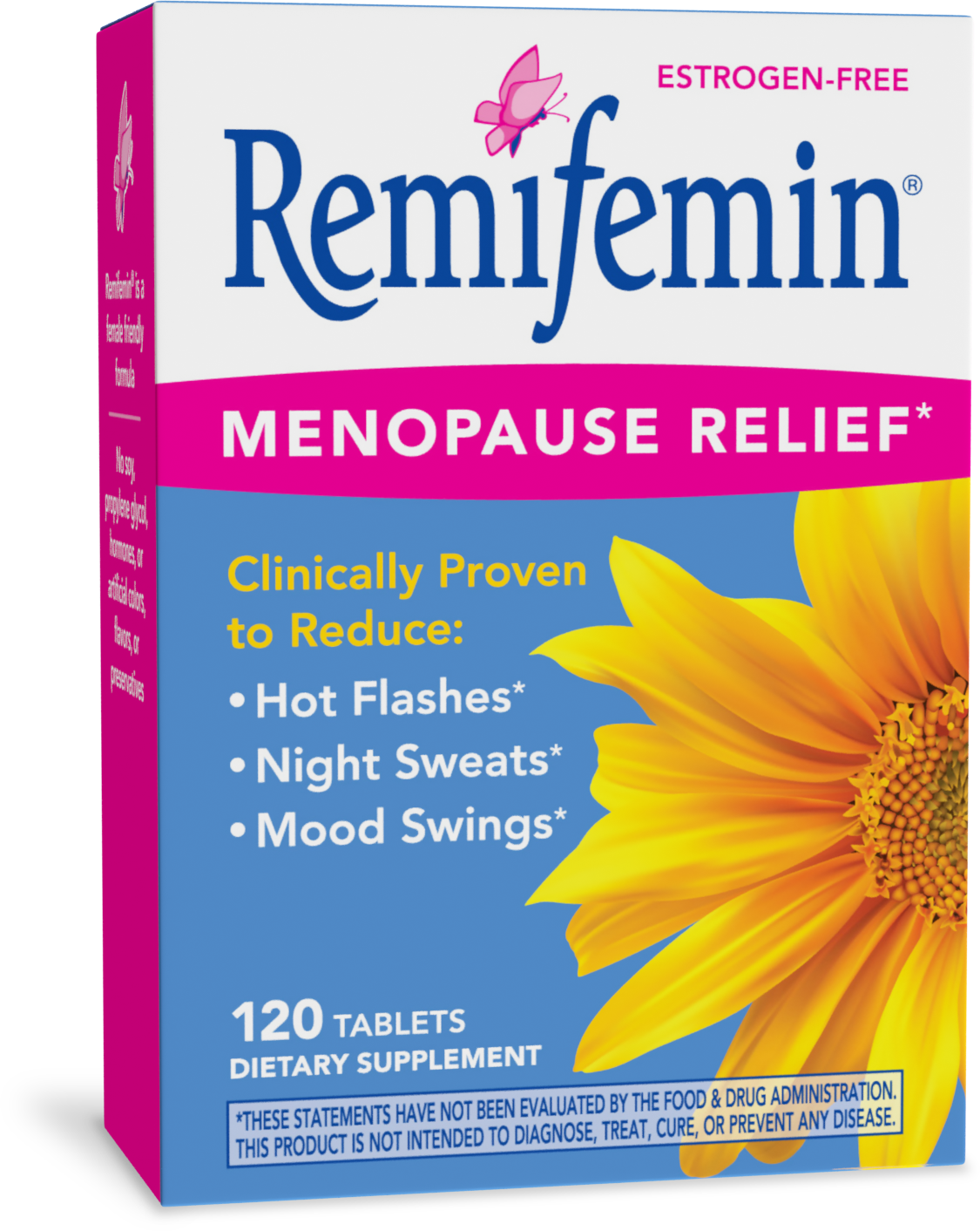 slide 1 of 1, Nature's Way Remifemin, Black Cohosh, Clinically Proven Estrogen-Free Menopause Relief Supplements, 120 Count
, 120 ct