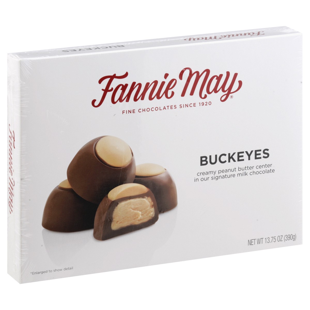 slide 3 of 10, FANNIE MAY Peanut Butter Buckeyes Box 13.75Oz, 13.75 oz