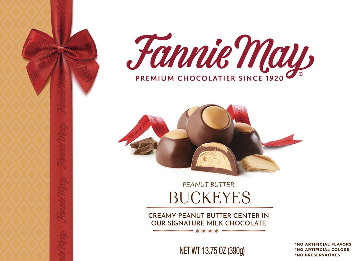 slide 1 of 10, FANNIE MAY Peanut Butter Buckeyes Box 13.75Oz, 13.75 oz