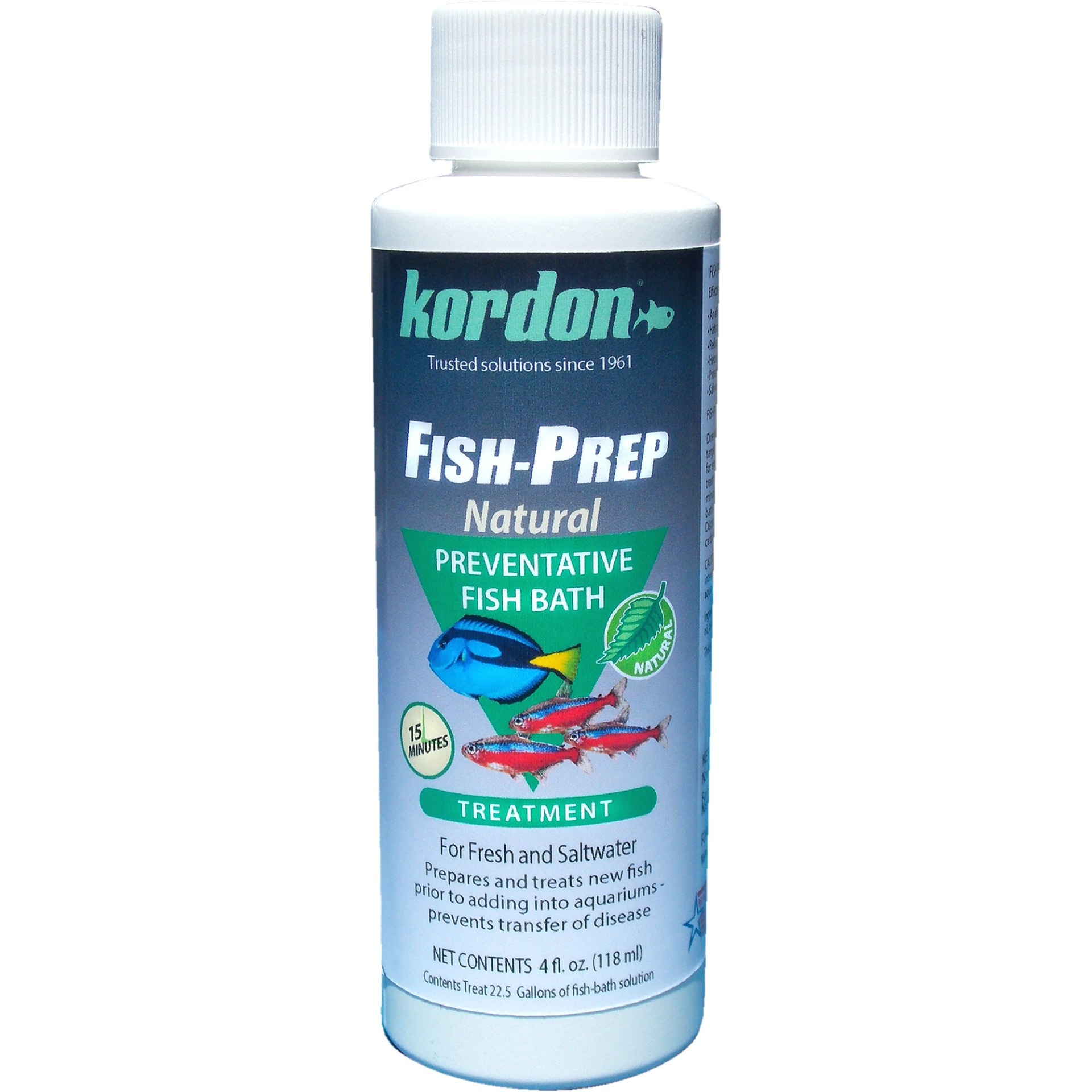 slide 1 of 1, Kordon Fish Prep Natural Preventative Fish Bath, 4 fl oz