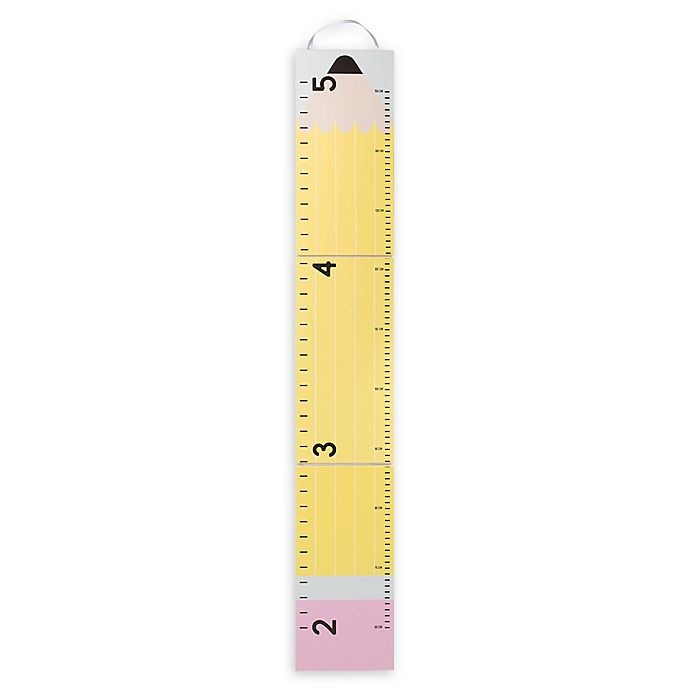 slide 1 of 1, Pearhead Growth Chart Paper Growth Chart - Yellow, 6.5 in x 43 in