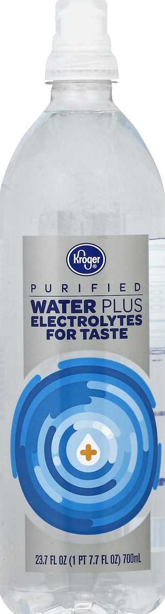 slide 4 of 4, Kroger Performance Drink Water Plus Electrolytes, 23.7 fl oz