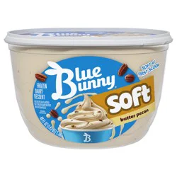 Blue Bunny Soft Butter Pecan Frozen Dessert, 46 fl oz
