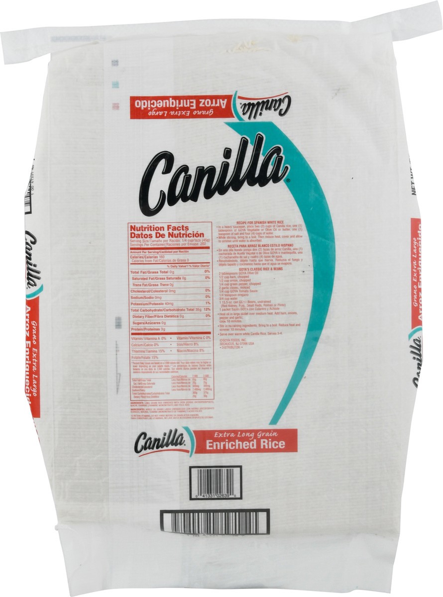 slide 5 of 9, Canilla Extra Long Grain Enriched Rice 20 lb, 20 lb