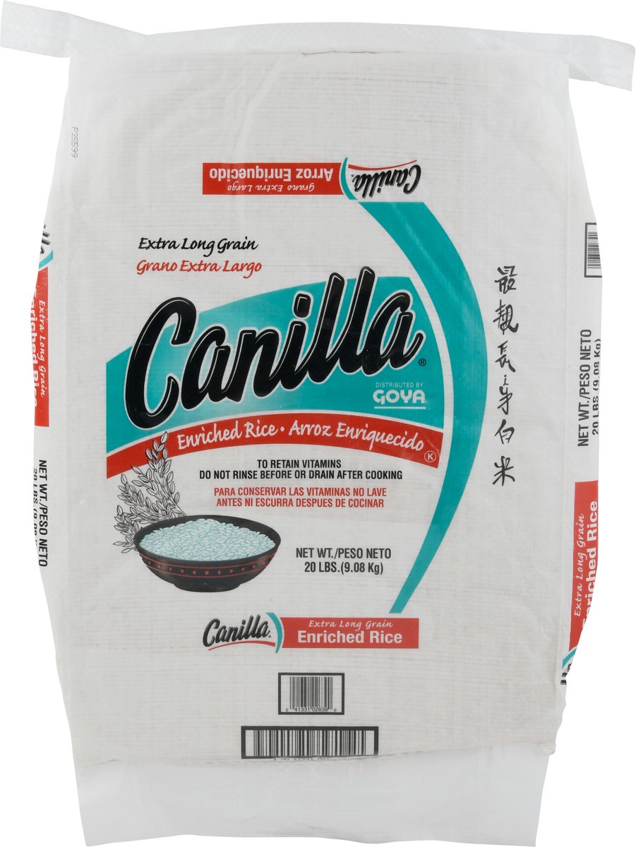 slide 4 of 9, Canilla Extra Long Grain Enriched Rice 20 lb, 20 lb