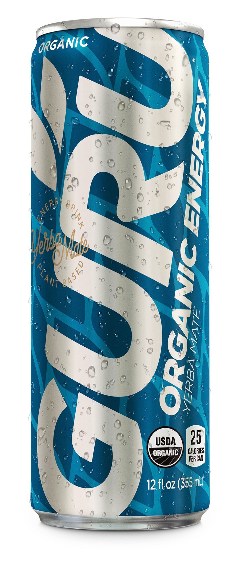 slide 1 of 1, GURU ORGANIC ENERGY DRINK - YERBA MATE 12oz, 12 oz