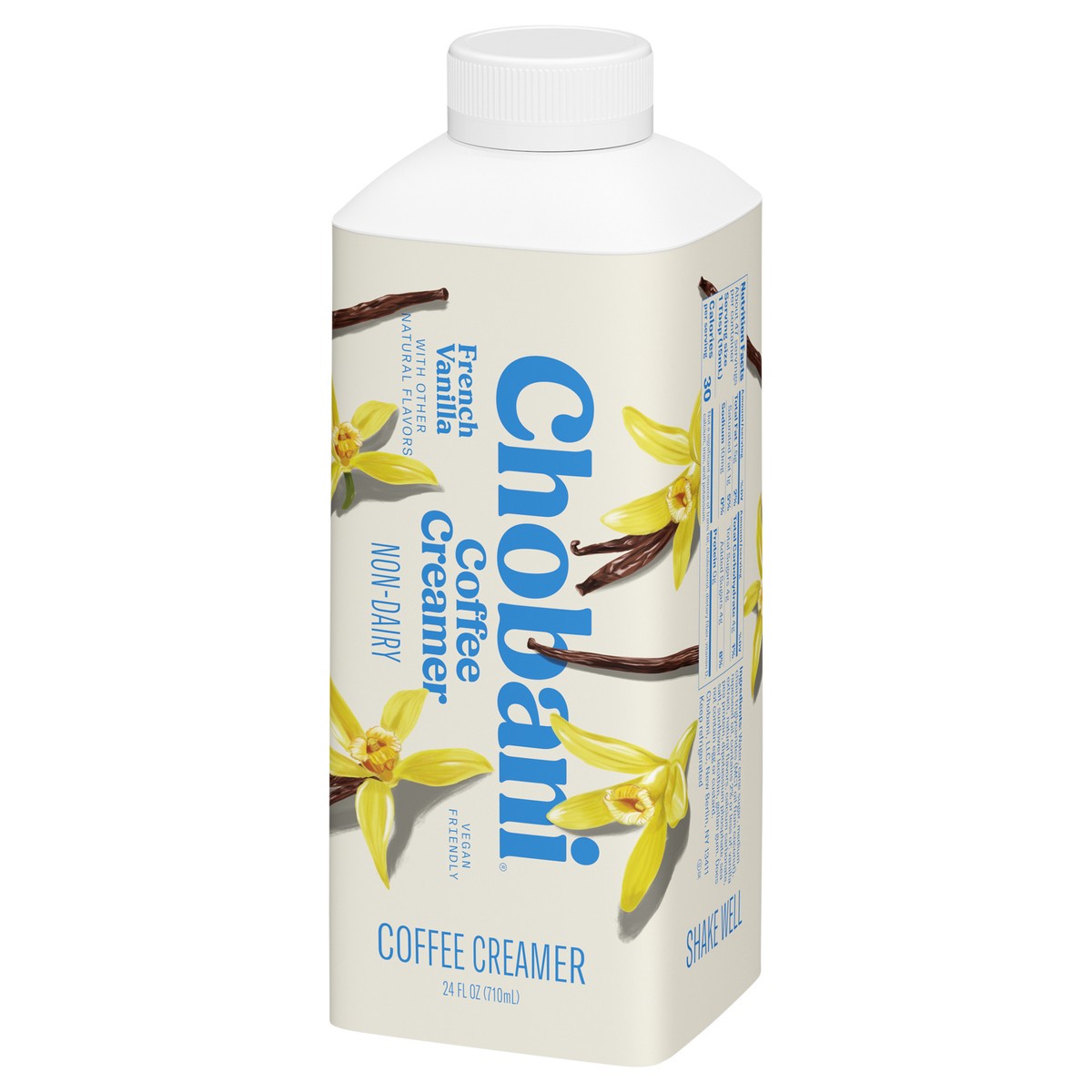 slide 3 of 9, Chobani Non-Dairy French Vanilla Coffee Creamer, 24 oz