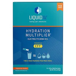 Liquid I.V. Hydration Multiplier Tropical Punch Electrolyte Drink Mix- 8.46 oz