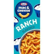Kraft Mac and Cheese, 1 Box, for Easy Dinner or Dinner Sides, Ranch Flavored, No Artificial Flavors, Preservatives or Dyes, 7.25 oz