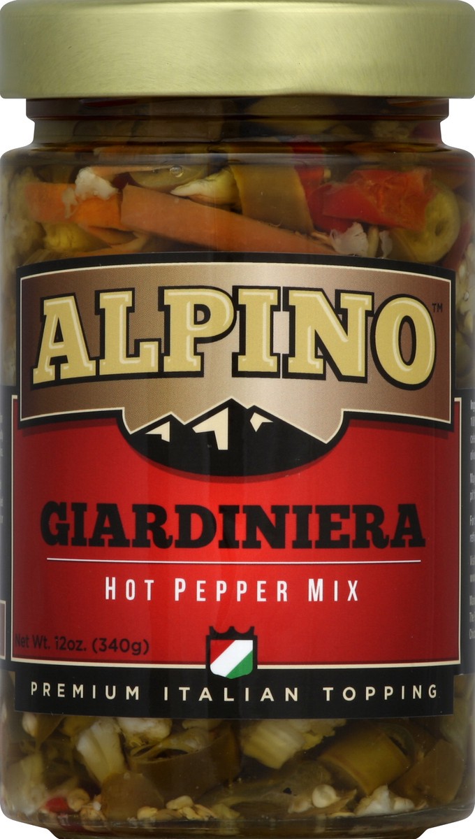 slide 2 of 2, Alpino Giardiniera Hot Pepper Mix, 1 ct