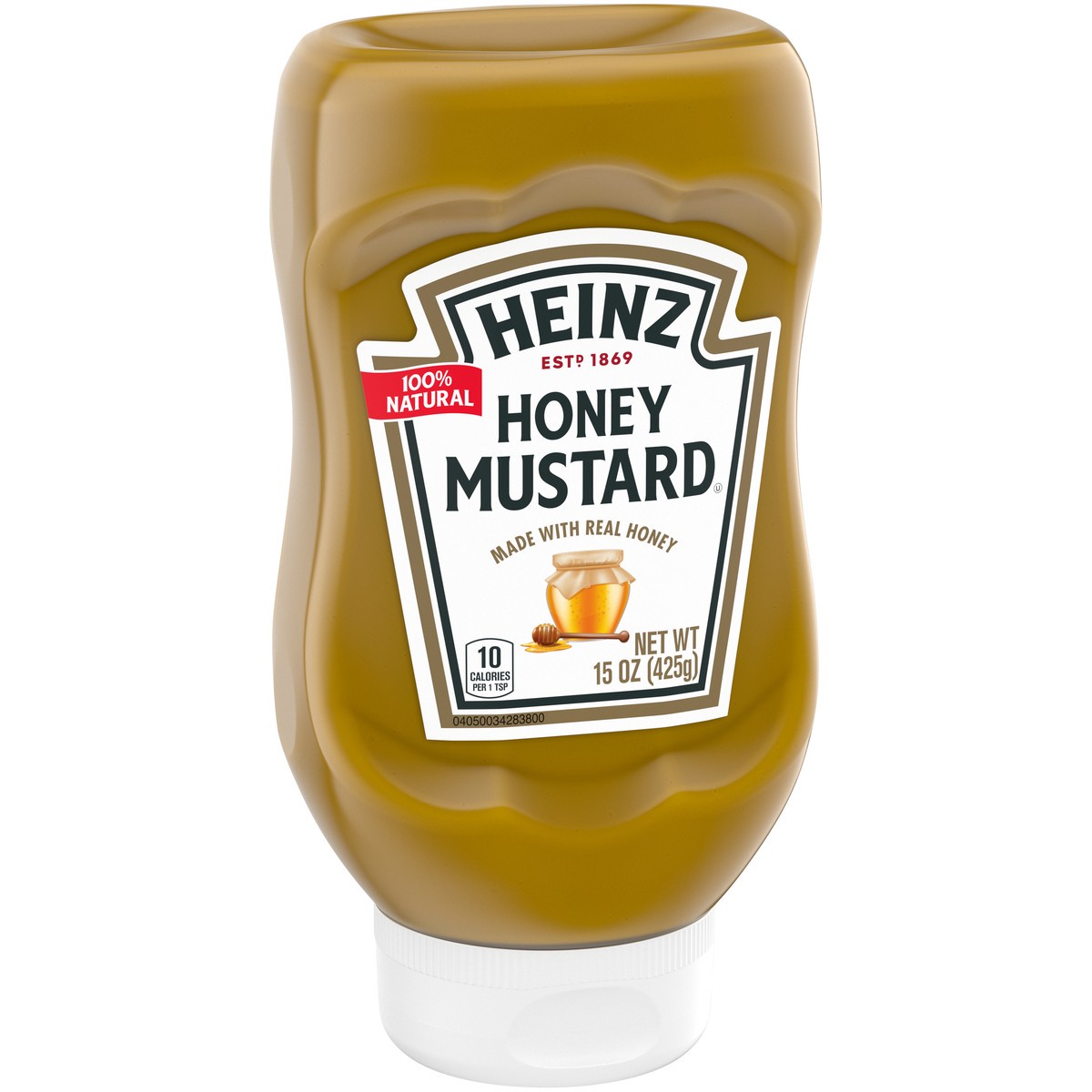 slide 4 of 9, Heinz 100% Natural Honey Mustard with Real Honey, 15 oz Bottle, 15 oz