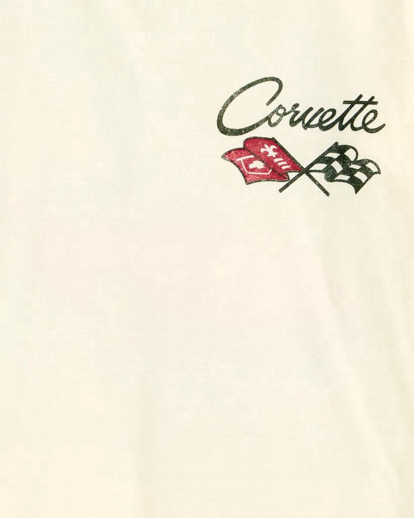 slide 2 of 4, Oshkosh Kid Corvette Graphic Tee Cream 7, 1 ct