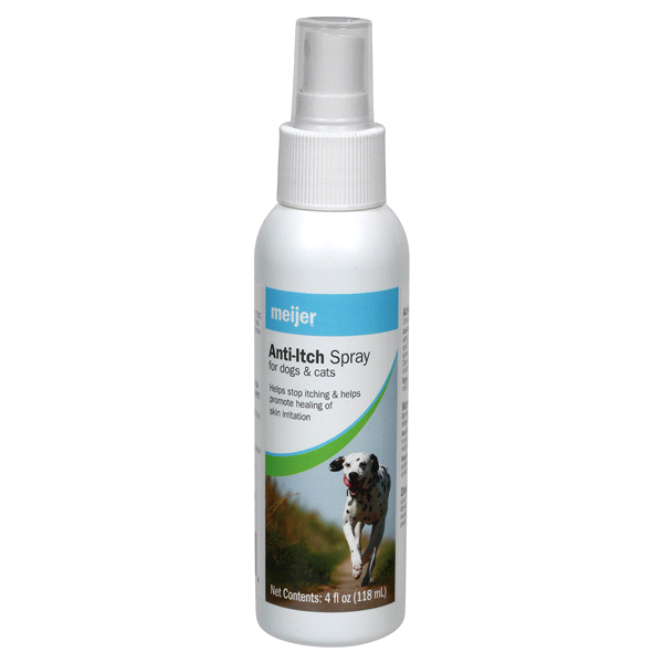 slide 1 of 3, Meijer Anti-Itch Spray For Dogs And Cats, 4 fl oz