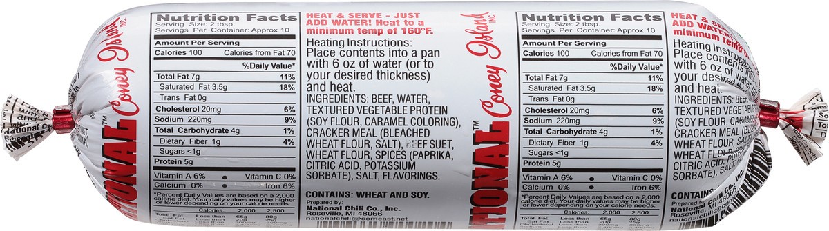 slide 7 of 9, National Coney Island, Inc. Chili Sauce Hot Dog 12 oz, 12 oz