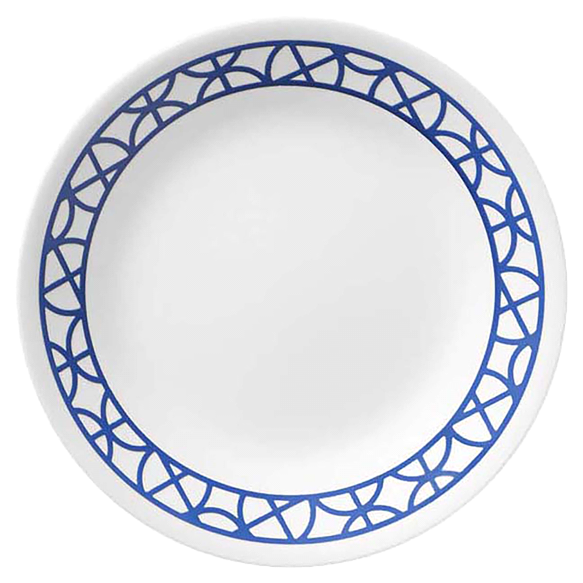 slide 1 of 1, Corelle Circles Plate - Cobalt/White, 6.75 in