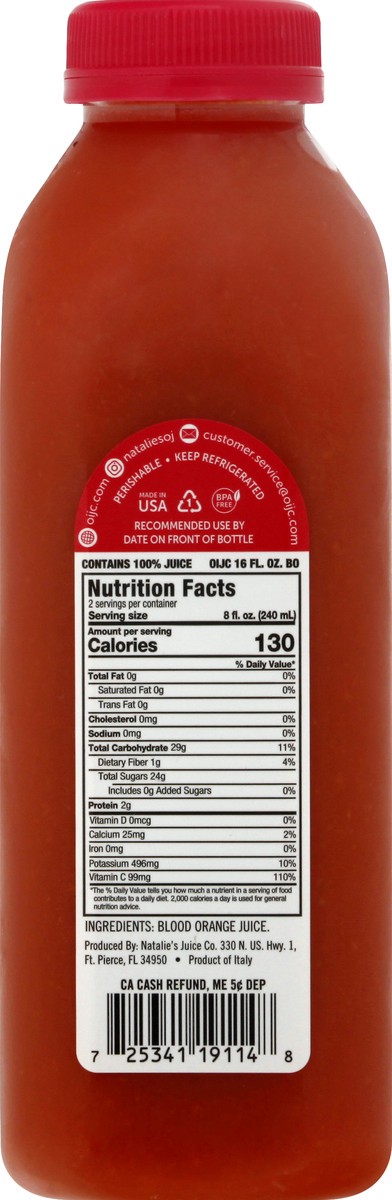 slide 8 of 12, Natalie's Blood Orange Jui 6 Ct, 1 ct