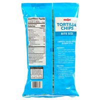 slide 8 of 17, Meijer White Round Bite Sized Tortilla Chips, 13 oz