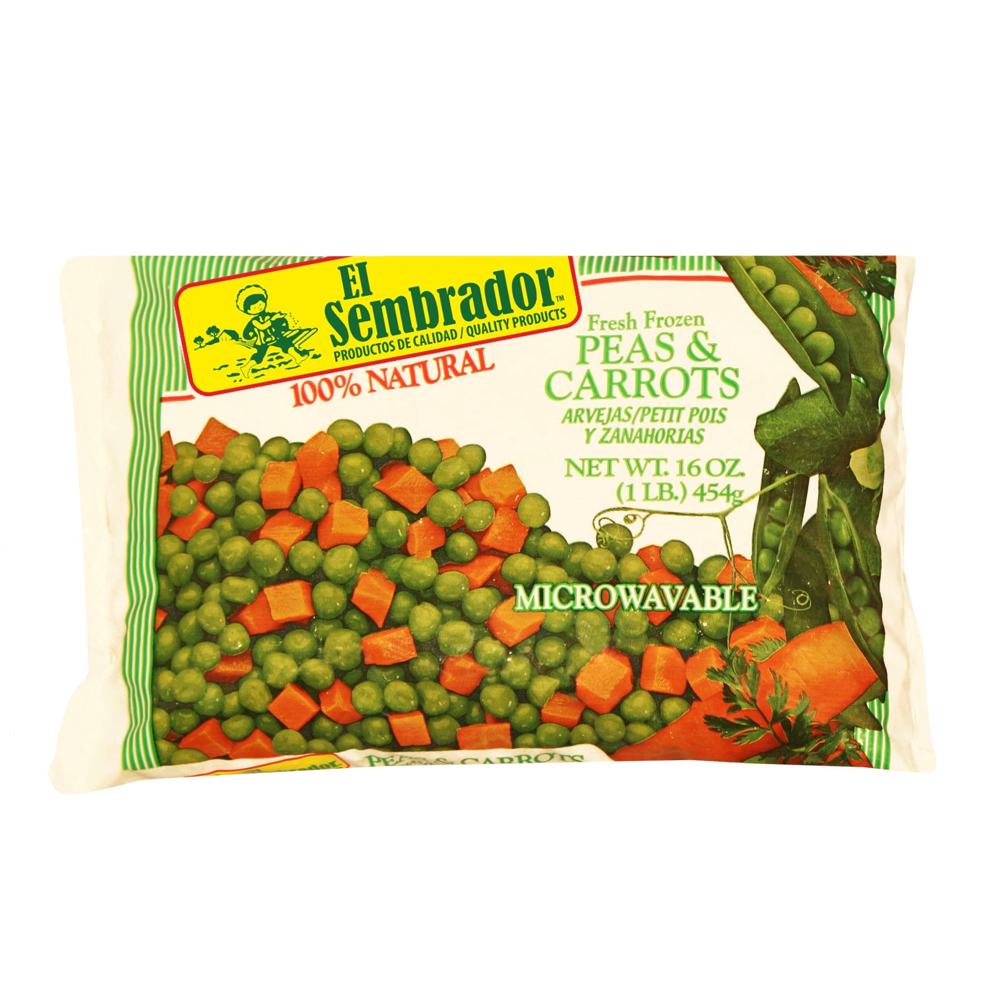 slide 1 of 1, El Sembrador Peas & Carrots 16 oz, 16 oz