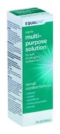 slide 1 of 1, Equaline Multipurpose Contact Lense Solution, 3 oz