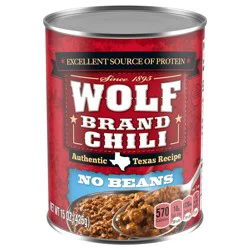 Wolf Brand No Beans Chili 15 oz