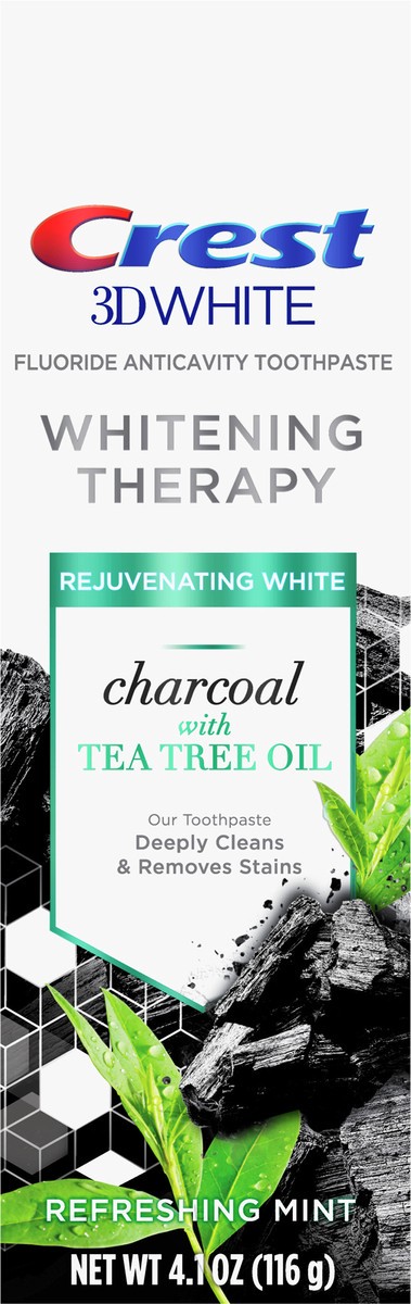 slide 2 of 3, Crest Charcoal Toothpaste Tea Tree, 4.1 oz