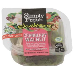 Simply Fresh Salads Cranberry Walnut Salad Shaker, 4.5 oz