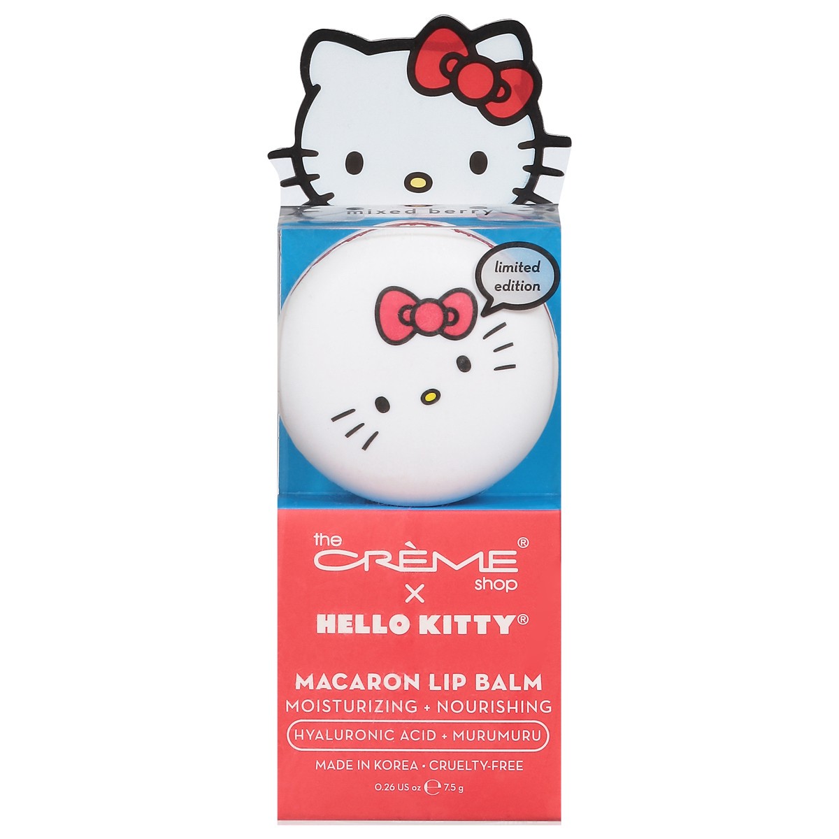 slide 7 of 13, The Crème Shop Hello Kitty Murumuru Macaron Lip Balm 0.26 oz, 0.26 oz