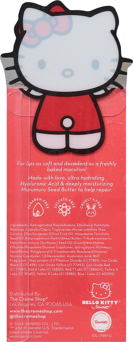 slide 11 of 13, The Crème Shop Hello Kitty Murumuru Macaron Lip Balm 0.26 oz, 0.26 oz