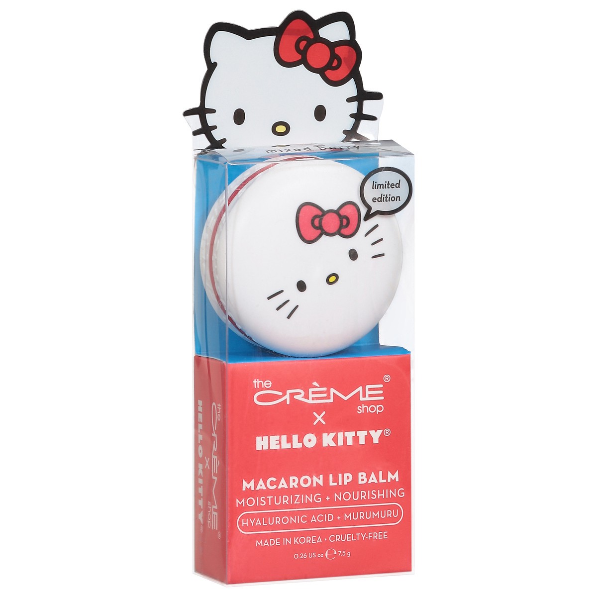 slide 9 of 13, The Crème Shop Hello Kitty Murumuru Macaron Lip Balm 0.26 oz, 0.26 oz