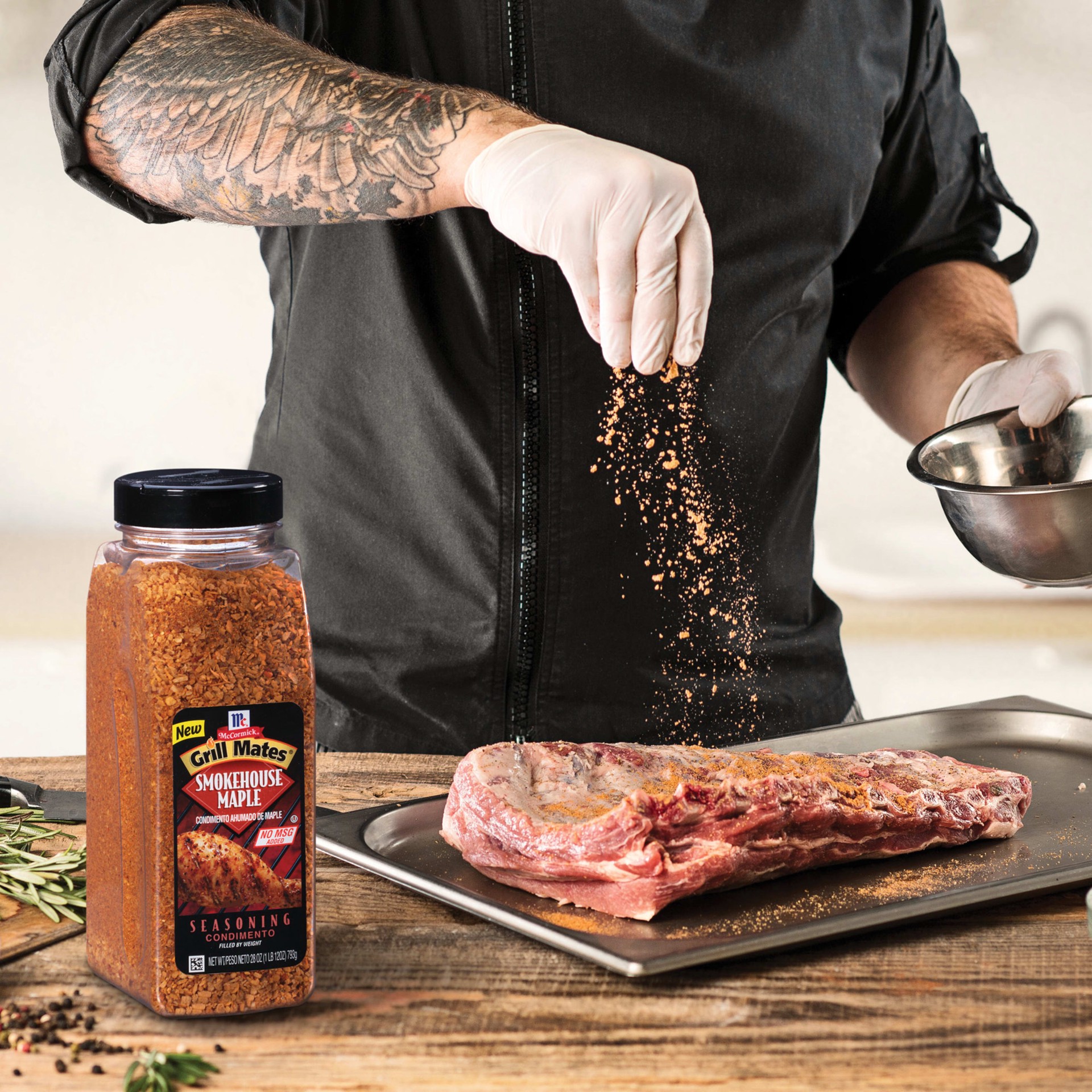 slide 4 of 5, McCormick Grill Mates Smokehouse Maple Seasoning, 28 oz, 28 oz